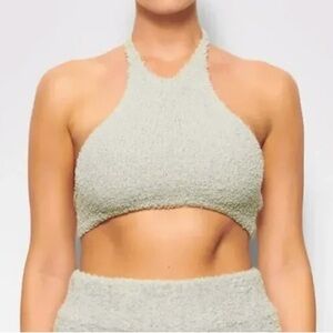 Skims Fuzzy Halter Top